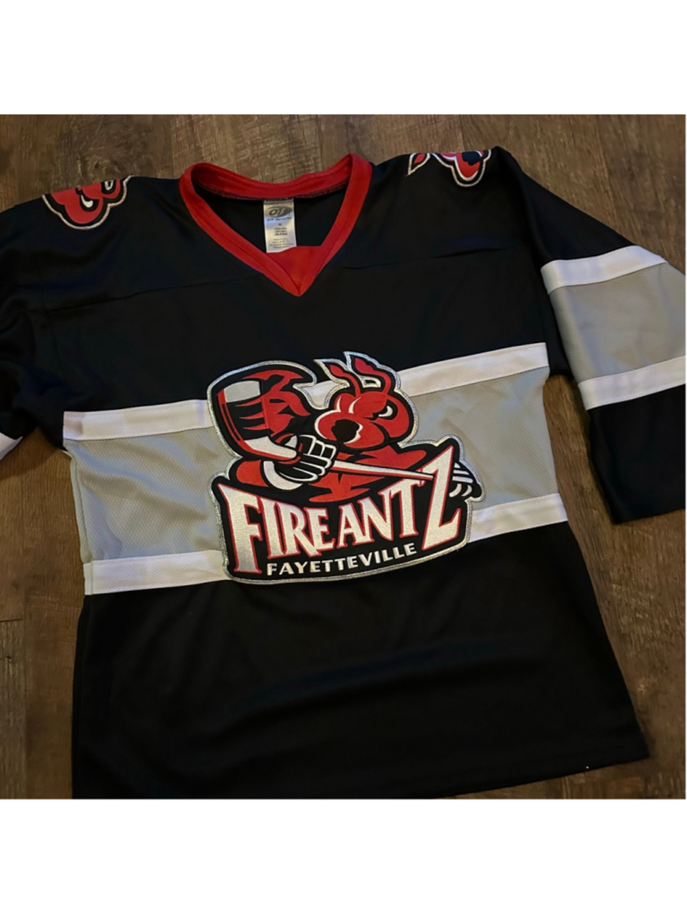 Youth OT Sports FireAntz Hockey Jersey M Black Red Summer